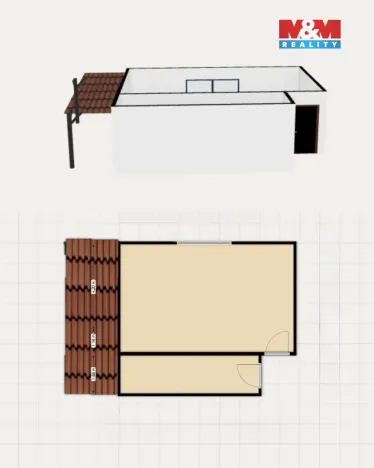 Prodej chaty, Borohrádek, 20 m2