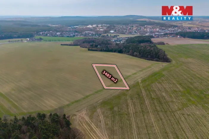 Prodej pole, Třemošná, 3485 m2
