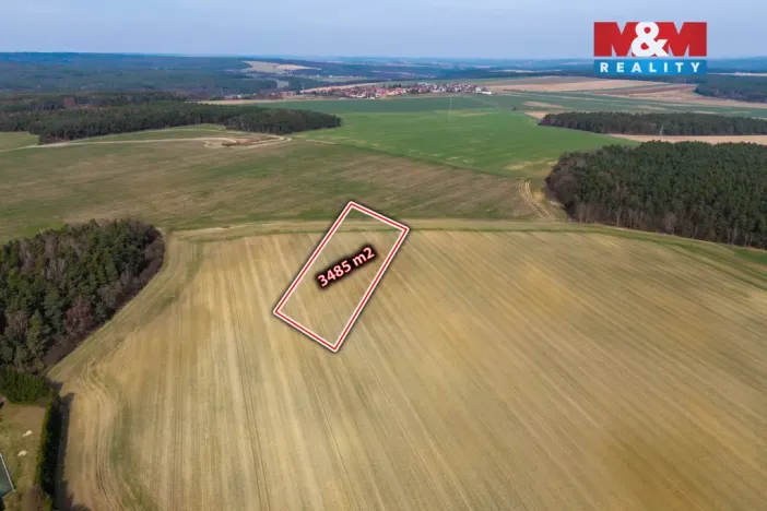 Prodej pole, Třemošná, 3485 m2
