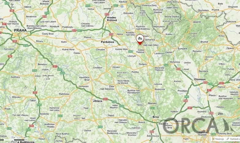 Prodej podílu lesa, Ústí nad Orlicí, 2174 m2