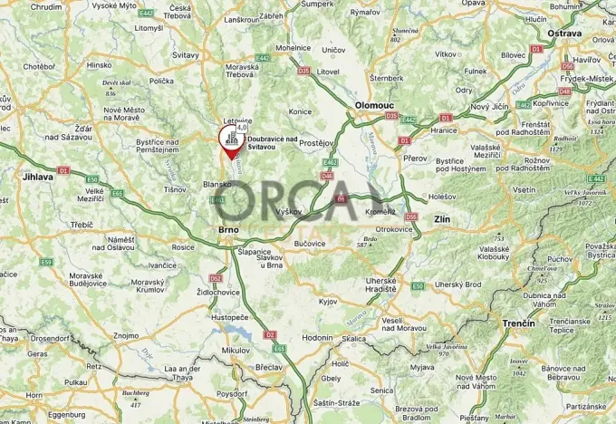 Prodej louky, Doubravice nad Svitavou, 1813 m2