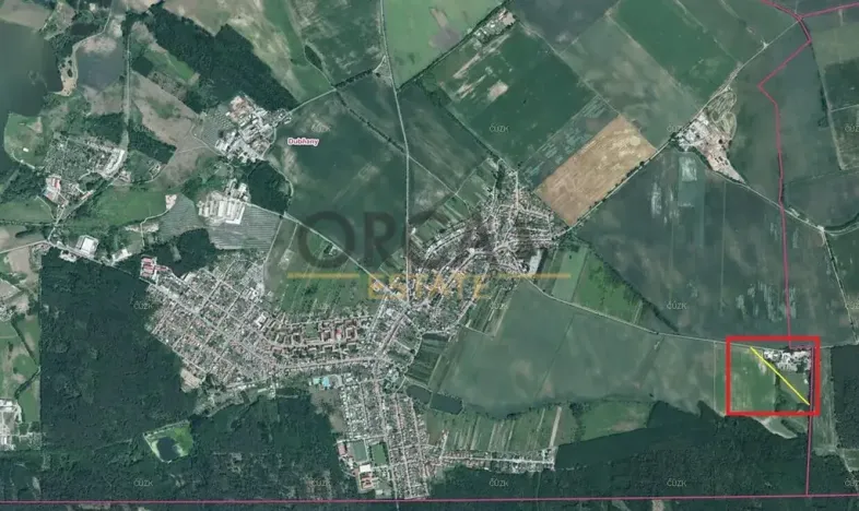 Prodej pole, Dubňany, 1007 m2
