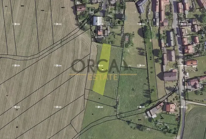 Prodej pole, Drahoňův Újezd, 1137 m2
