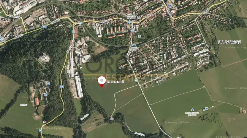 Prodej komerčního pozemku, Bojkovice, 1710 m2