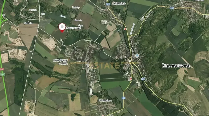 Prodej pole, Hrušovany u Brna, 18217 m2