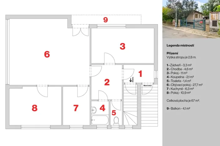 Prodej rodinného domu, Praha - Zbraslav, Nebeského, 208 m2
