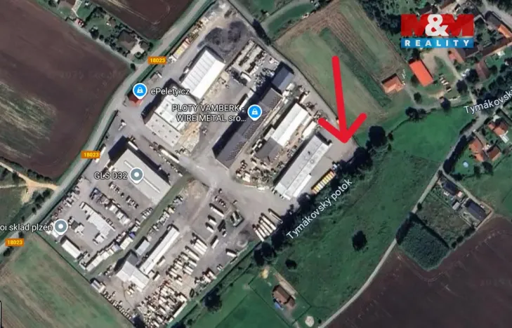 Pronájem komerčního pozemku, Tymákov, 700 m2