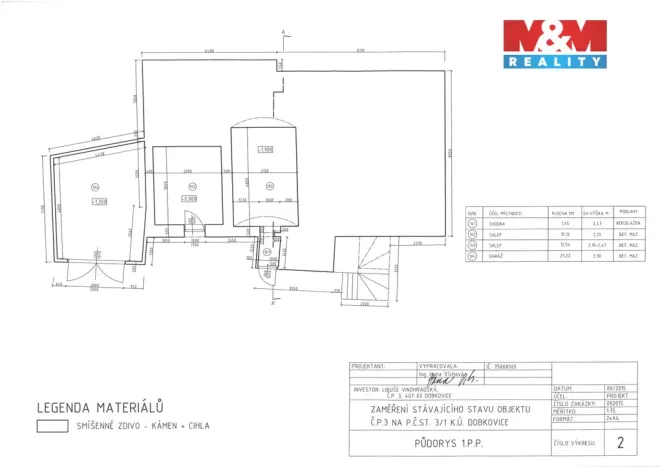 Prodej rodinného domu, Dobkovice, 224 m2