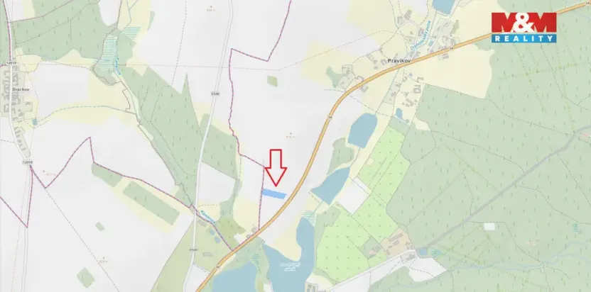 Prodej pole, Kamenice nad Lipou - Pravíkov, 5238 m2