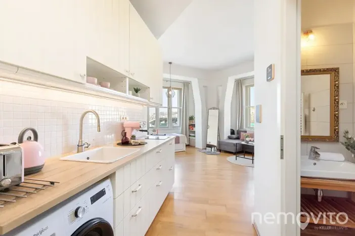 Prodej bytu 1+kk, Praha - Vršovice, Sportovní, 34 m2