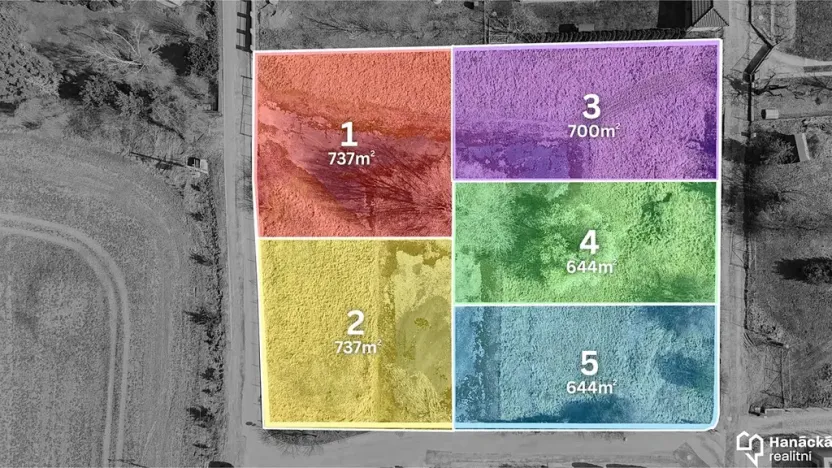 Prodej pozemku pro bydlení, Samotišky, Třešňová, 737 m2