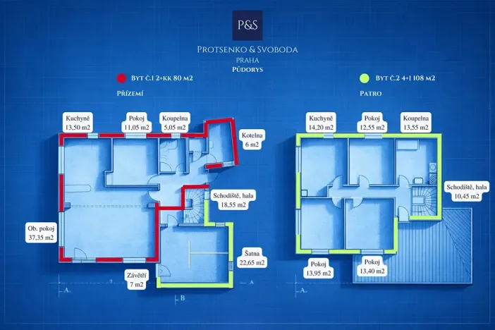 Prodej činžovního domu, Přerov nad Labem, 283 m2