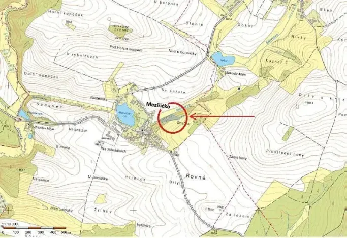 Prodej lesa, Meziříčko, 4066 m2