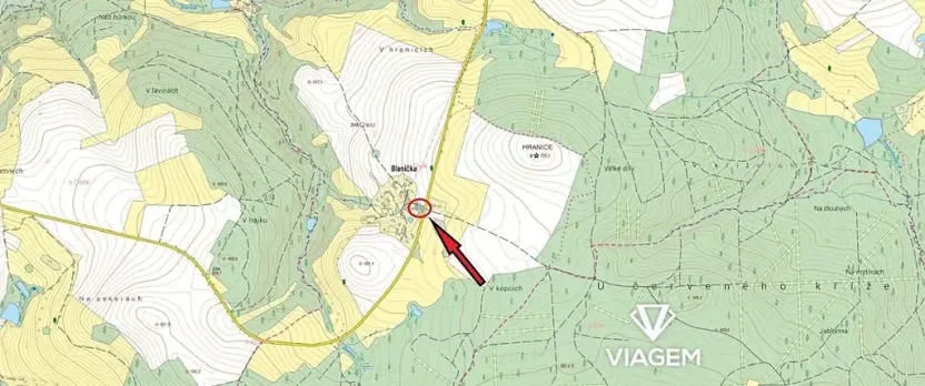 Prodej pozemku pro bydlení, Tábor, Blanická, 537 m2