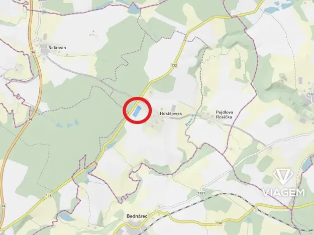 Prodej podílu pole, Jarošov nad Nežárkou, 1764 m2