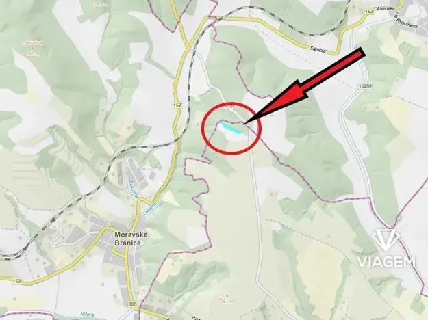 Prodej podílu lesa, Dolní Kounice, 1559 m2