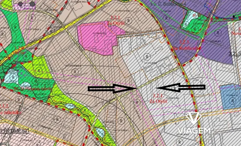 Prodej podílu pole, České Budějovice, 1000 m2