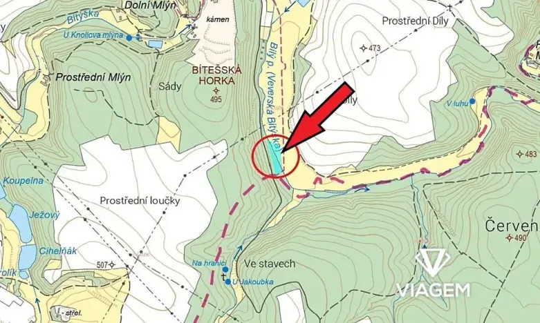 Prodej podílu lesa, Velká Bíteš, 1431 m2