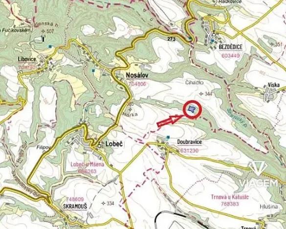 Prodej podílu lesa, Nosálov, 3167 m2