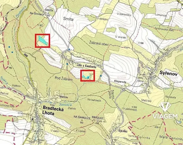 Prodej podílu lesa, Syřenov, 4299 m2