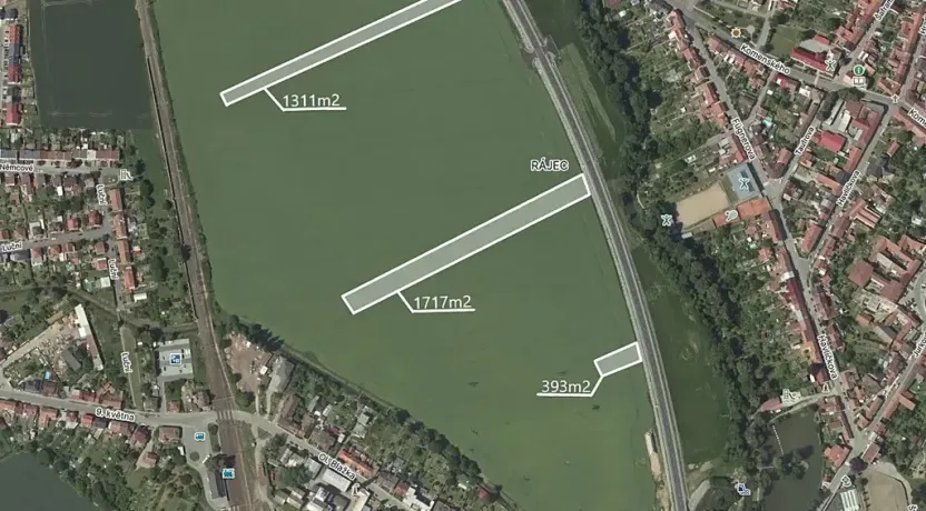 Prodej pole, Rájec-Jestřebí, 3421 m2