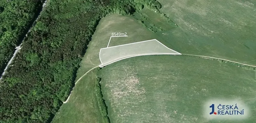 Prodej podílu pole, Velenov, 2564 m2