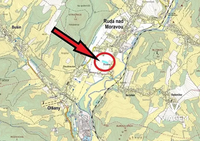 Prodej podílu pole, Ruda nad Moravou, 1865 m2