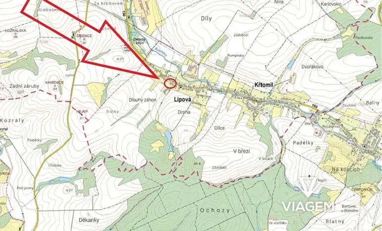 Prodej podílu pozemku, Lipová, 103 m2