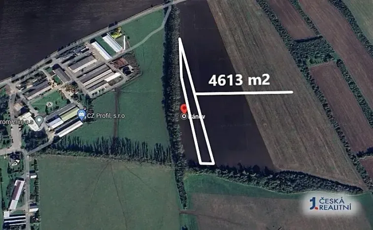 Prodej podílu pole, Bánov, 1537 m2