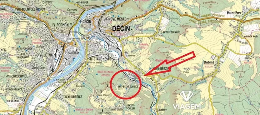 Prodej pole, Děčín, 4757 m2