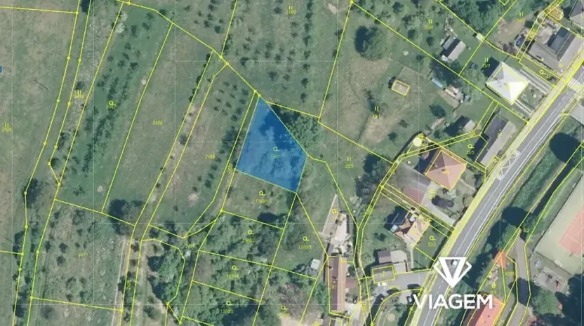 Prodej zahrady, Bohuslavice u Zlína, 749 m2