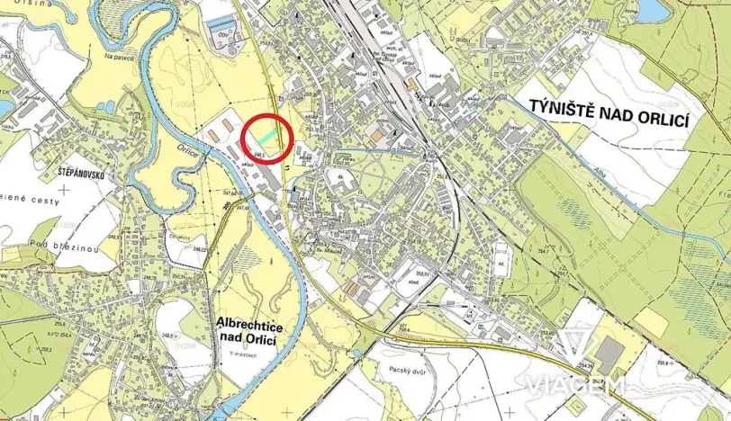 Prodej podílu pole, Týniště nad Orlicí, 875 m2