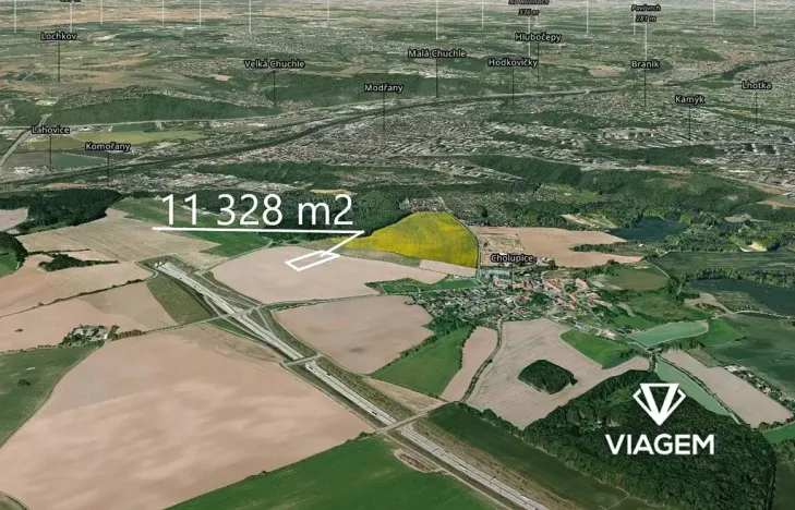 Prodej podílu pole, Praha - Cholupice, 2832 m2