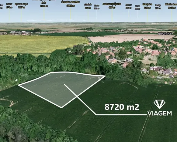 Prodej podílu pole, Bratčice, 2361 m2