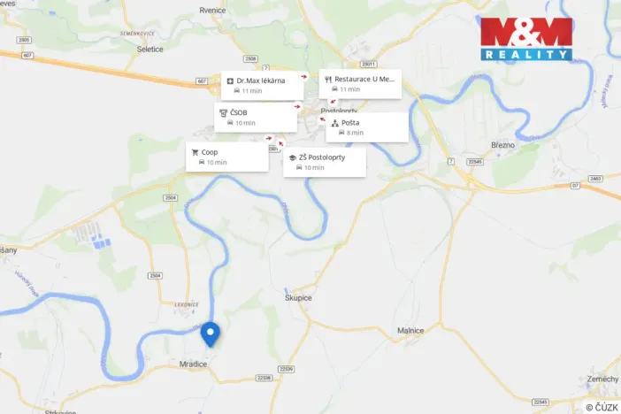 Prodej zahrady, Postoloprty - Mradice, 1582 m2