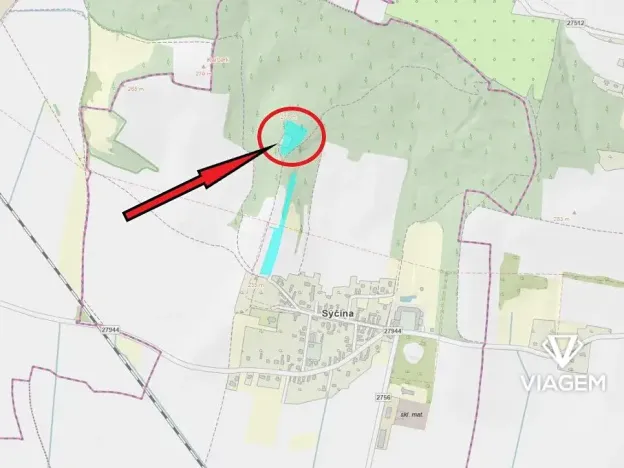 Prodej podílu lesa, Dobrovice, 2060 m2