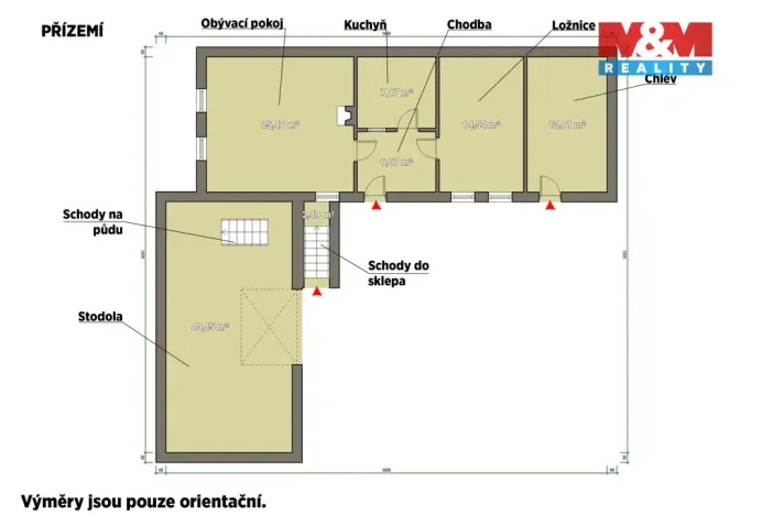 Prodej chalupy, Hradiště - Bezděkov, 54 m2