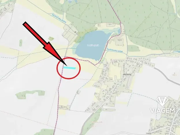 Prodej podílu pole, Rosovice, 1508 m2