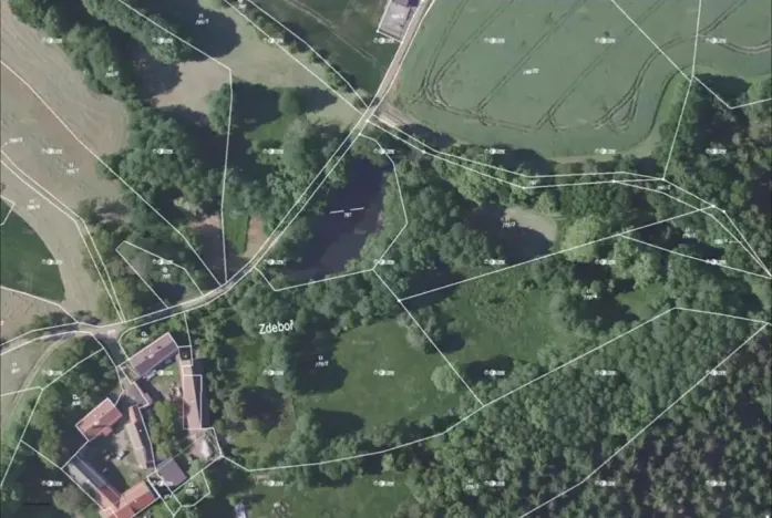 Pronájem rybníku, Votice, 2482 m2