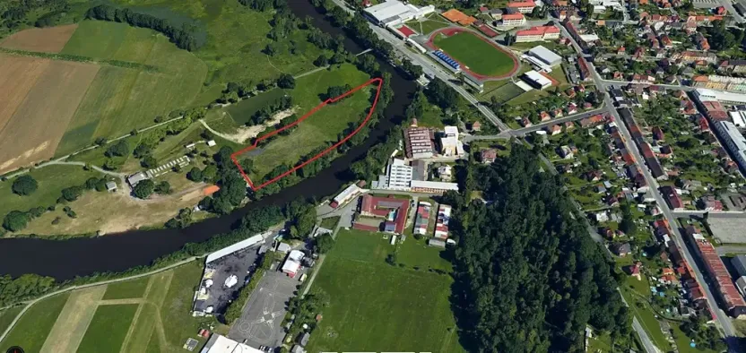 Prodej podílu komerčního pozemku, Soběslav, 1669 m2