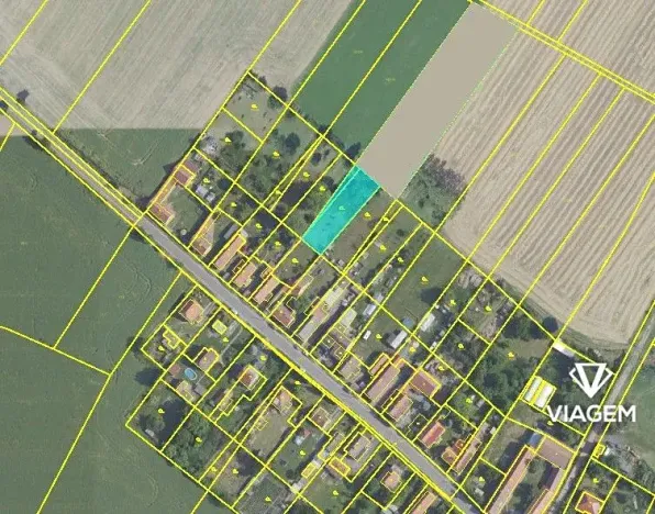 Prodej zahrady, Toušice, 907 m2