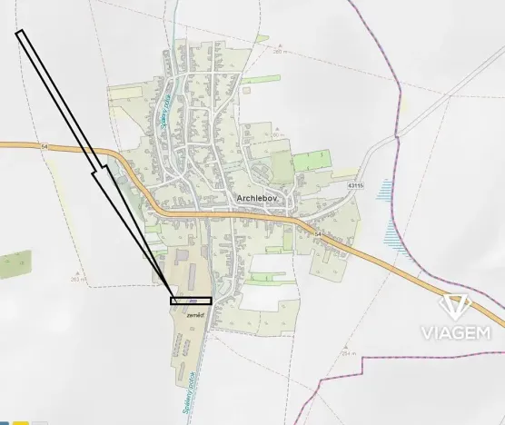 Prodej podílu pole, Archlebov, 522 m2