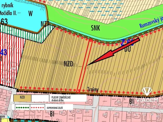 Prodej podílu zahrady, Dubňany, 919 m2