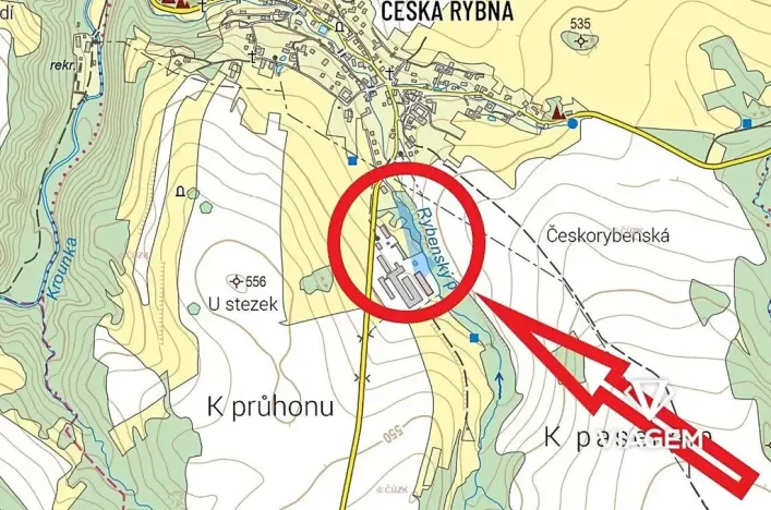 Prodej podílu komerčního pozemku, Proseč, 3335 m2
