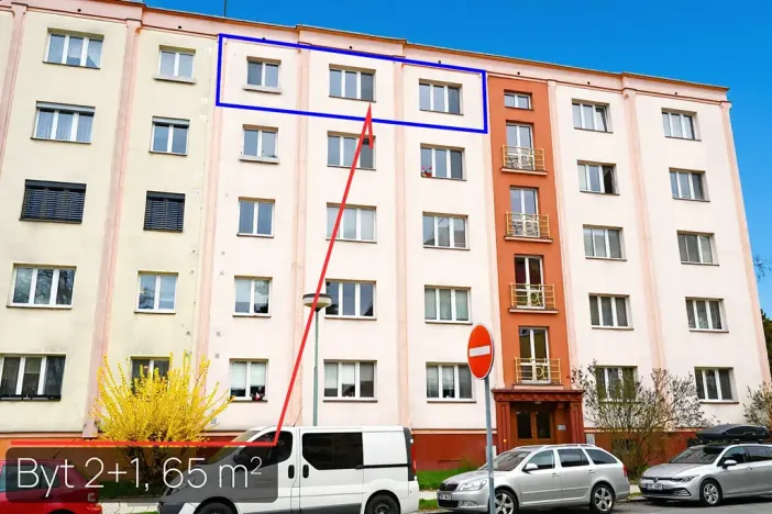 Pronájem bytu 2+1, Olomouc, Božetěchova, 65 m2