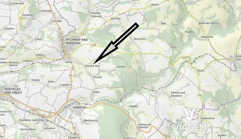 Prodej podílu pole, Rychnov nad Kněžnou, 308 m2