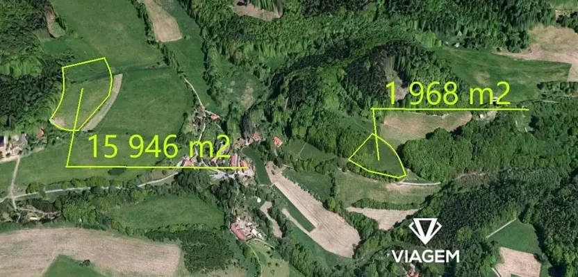 Prodej podílu pole, Velké Popovice, 444 m2