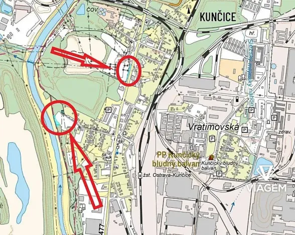 Prodej komerčního pozemku, Ostrava, 2432 m2