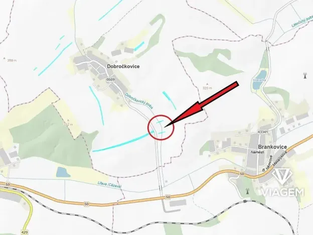 Prodej podílu pole, Dobročkovice, 466 m2