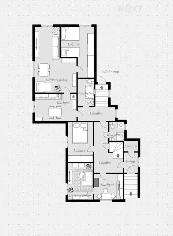Prodej rodinného domu, Zahájí, 142 m2